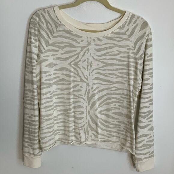 Nation LTD Zebra Long Sleeve‎ T-Shirt size small - Picture 1 of 6